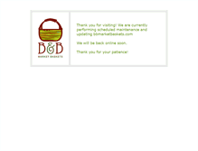 Tablet Screenshot of bbmarketbaskets.com